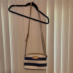 Striped Kate spade purse